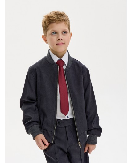 Жакет-бомбер 4ш21025 серый