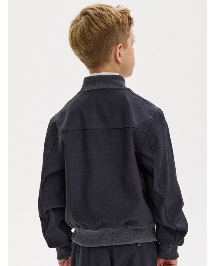 Жакет-бомбер 4ш21025 серый