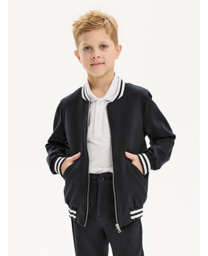Жакет-бомбер 4ш21025 черный