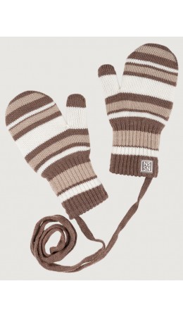 Варежки 14з17025 кофе/молоко