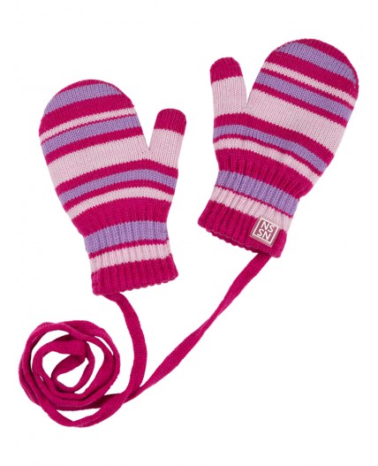 Варежки 14з17025 ягода/фиалка