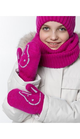 Варежки 14з17025 ягода