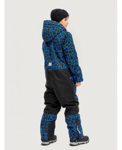 Комбинезон 8з2325 электрик/черный