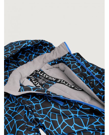 Комбинезон 8з2325 электрик/черный