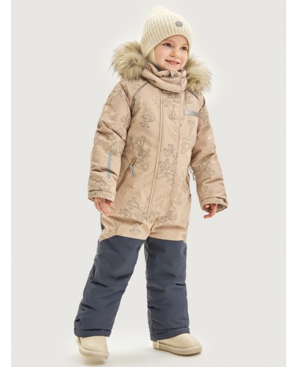 Комбинезон 8з0625 латте/серый