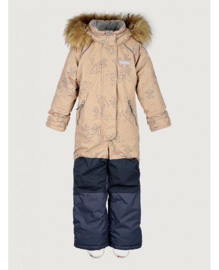 Комбинезон 8з0625 латте/серый