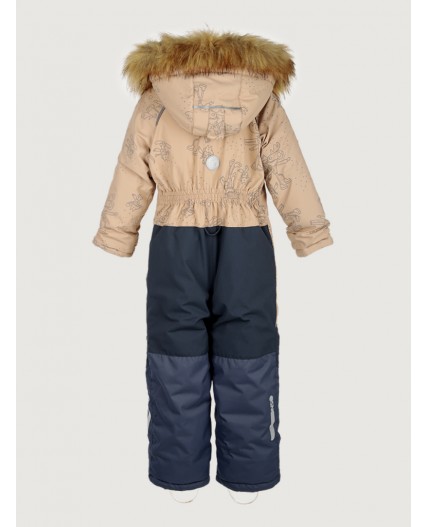 Комбинезон 8з0625 латте/серый