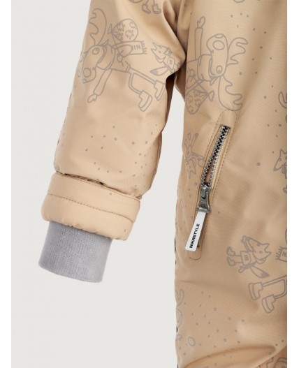 Комбинезон 8з0625 латте/серый