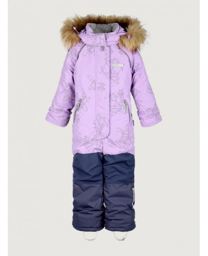 Комбинезон 8з0625 лаванда/инжир