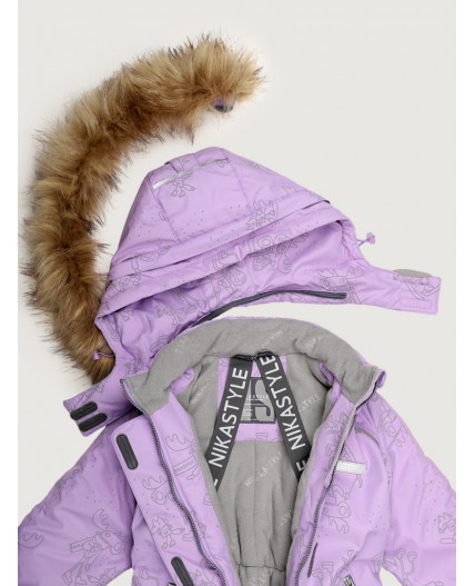 Комбинезон 8з0625 лаванда/инжир