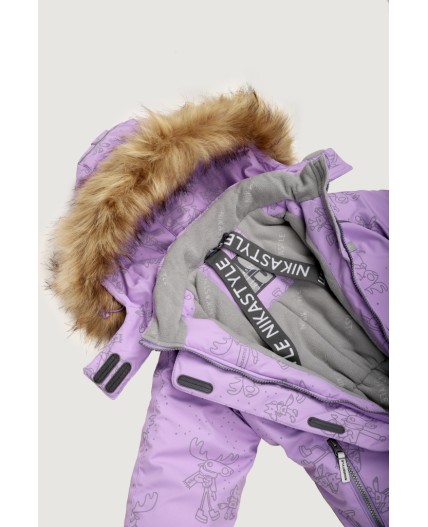 Комбинезон 8з0625 лаванда/инжир