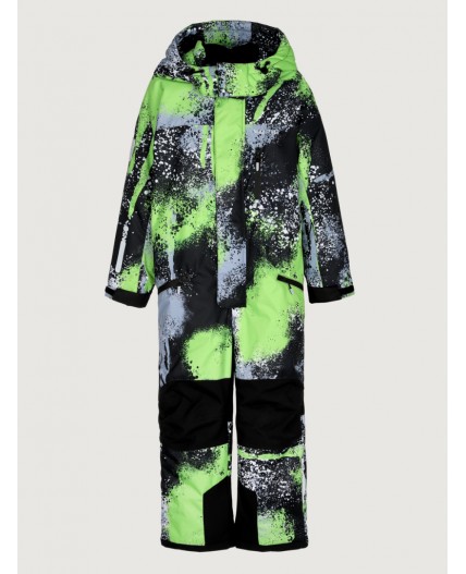 Комбинезон 8з1325 салат/черный