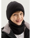Комплект шапка и снуд 12з16525 черный