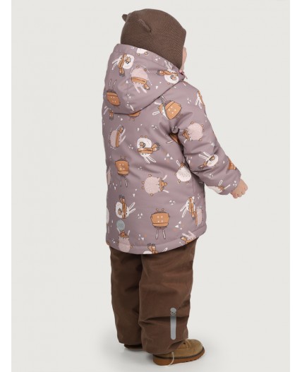 Костюм 7з0225 капучино/орех