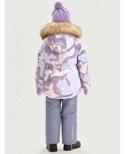 Костюм 7з1225 лаванда/инжир