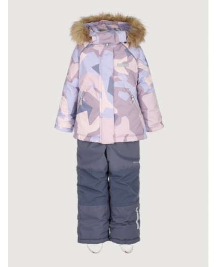 Костюм 7з1225 лаванда/инжир