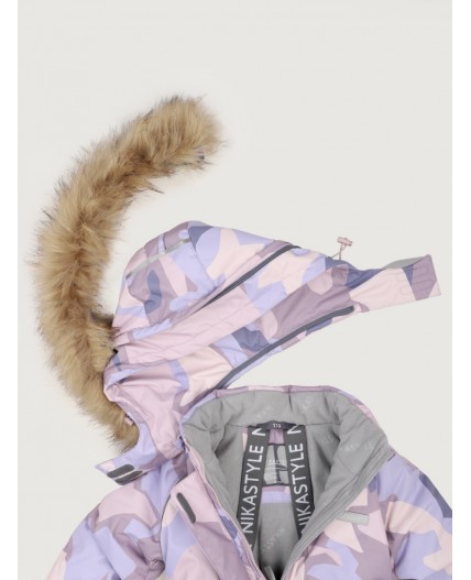 Костюм 7з1225 лаванда/инжир