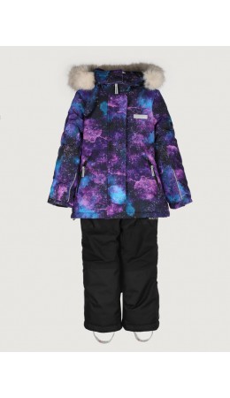 Костюм 7з4025 цикламен/черный