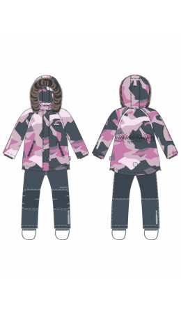 Костюм 7з1225 розовый/графит