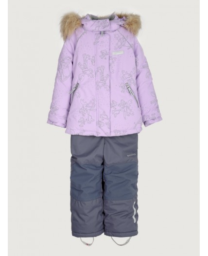 Костюм 7з0825 лаванда/инжир