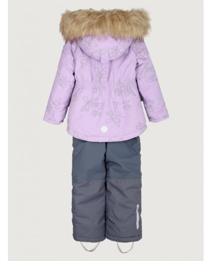 Костюм 7з0825 лаванда/инжир