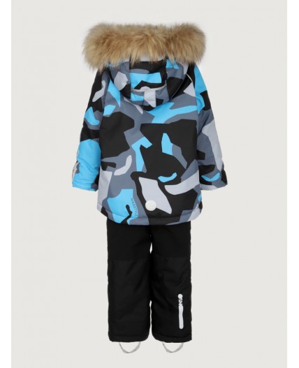 Костюм 7з1125 голубой/черный