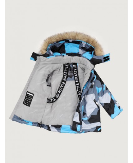 Костюм 7з1125 голубой/черный