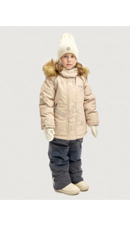 Костюм 7з0825 латте/серый