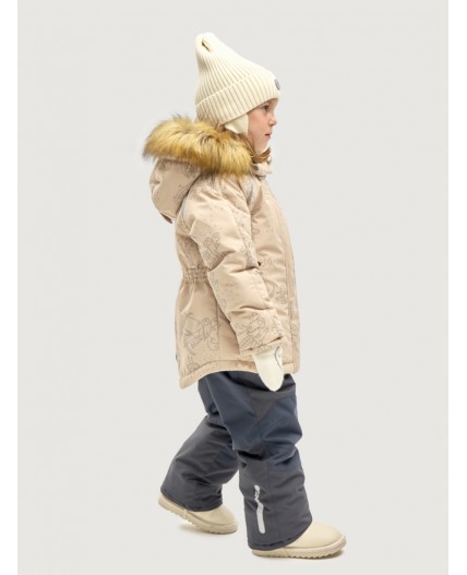 Костюм 7з0825 латте/серый