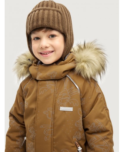 Костюм 7з0725 кэмел/черный