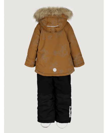 Костюм 7з0725 кэмел/черный