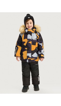 Костюм 7з1125 горчица/черный