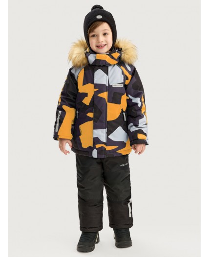 Костюм 7з1125 горчица/черный