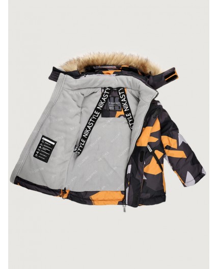 Костюм 7з1125 горчица/черный