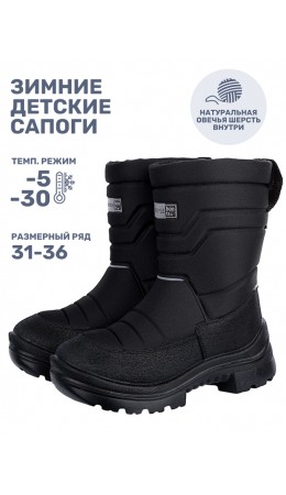 Сапоги 16з30125 черный