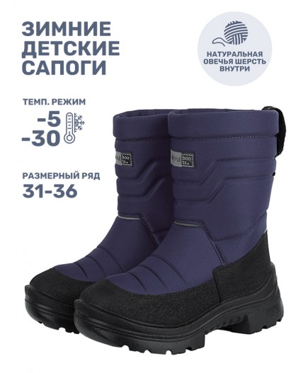 Сапоги 16з30125 слива