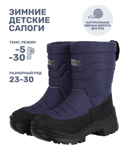 Сапоги 16з30025 слива