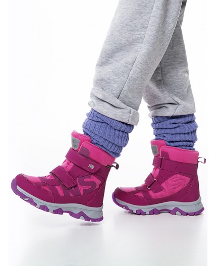 Ботинки 16з12924 брусника