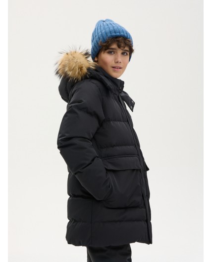 КУРТКА пуховая 4з8124 черный