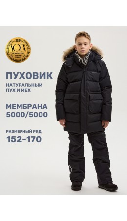 КУРТКА пуховая 4з8324 черный