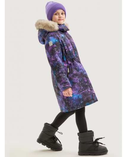 Пальто 6з4825 цикламен