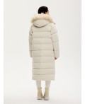 ПАЛЬТО пуховое 6з9424 молоко