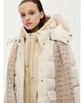 ПАЛЬТО пуховое 6з9424 молоко