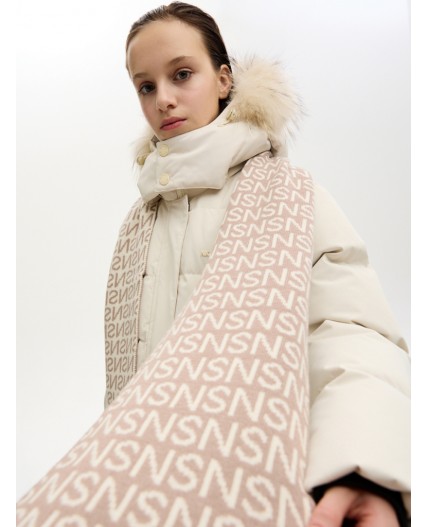 ПАЛЬТО пуховое 6з9424 молоко