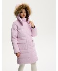ПАЛЬТО пуховое 6з9224 розовый