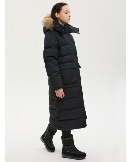 ПАЛЬТО пуховое 6з9424 черный