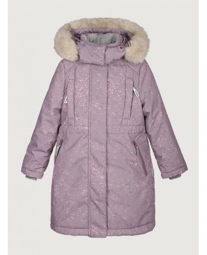 Пальто 6з4825 орхидея/розовый