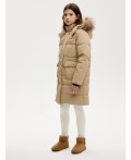 ПАЛЬТО пуховое 6з9224 беж
