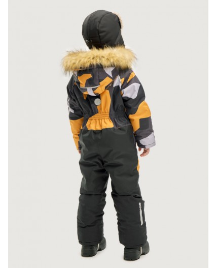 Комбинезон 8з0925 горчица/черный