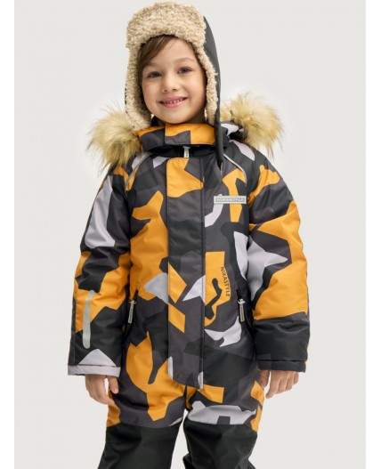 Комбинезон 8з0925 горчица/черный